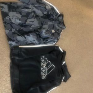 Boys adidas zip up and hoodie